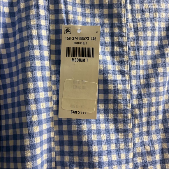 Abercrombie Blue Gingham Mini Dress - Picture 3 of 5